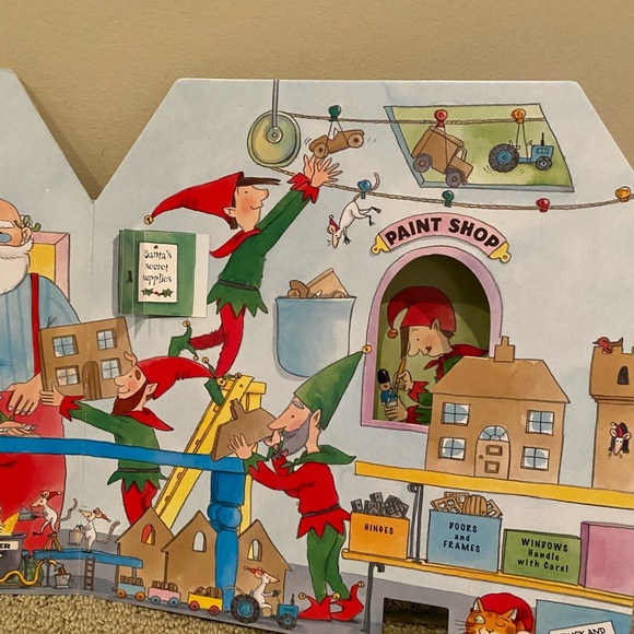 Hardcover Santa’s Workshop Book - Picture 2 of 10